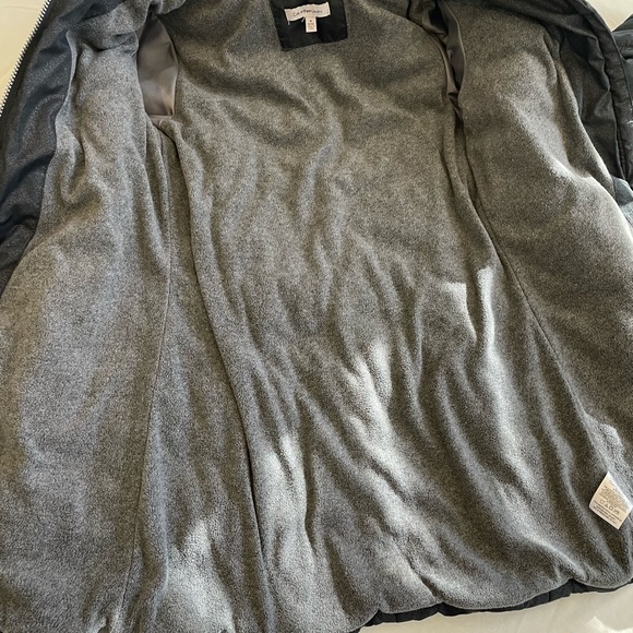 🍄Calvin Klein Everest puffer Jacket faux fur , M 8/10 - Picture 6 of 6